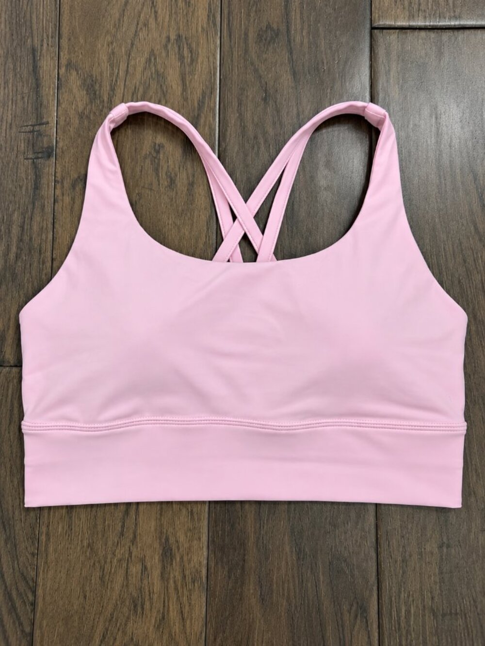 NEW Lululemon Energy Longline Bra *Medium Support, B–D Cups Meadowsweet Pink